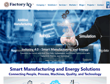 Tablet Screenshot of factoryiq.com